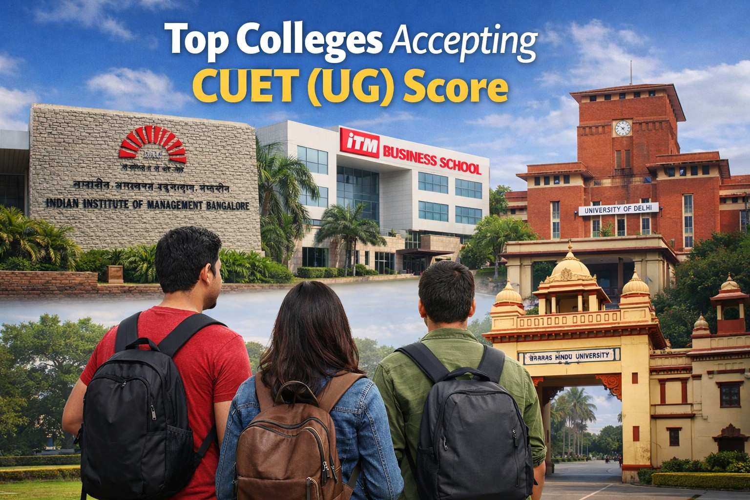 Colleges Accepting CUET UG Scores 