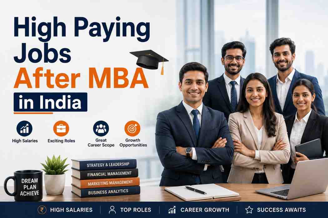 Top High Paying Jobs After MBA in India in 2026 - Salary, Roles & Career Scope