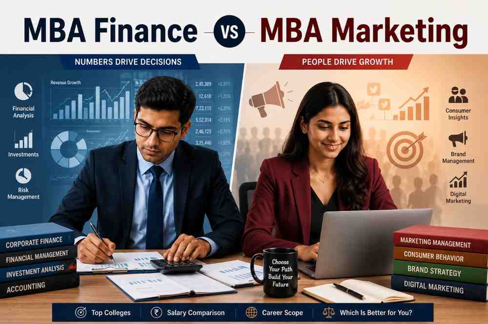 MBA Finance vs MBA Marketing: Salary & Scope -  Which Is Better in 2026?