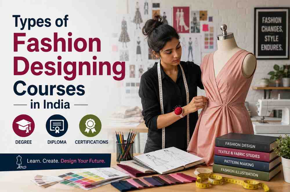 Types of Fashion Designing Courses in India